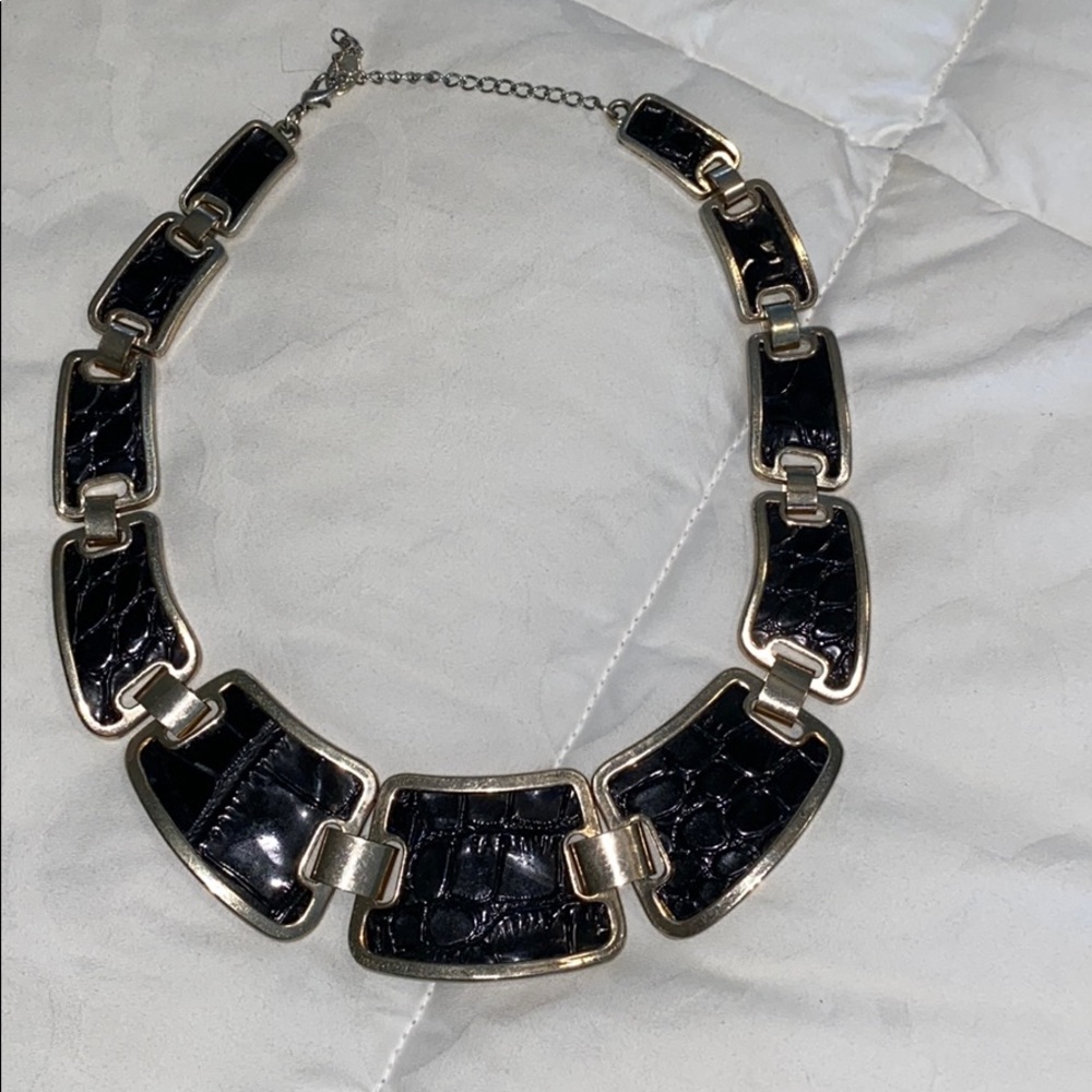Black and gold necklace
